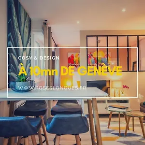 Le Chatelet- Parking Gratuit - Cosy Et Design - A 10 Mn De Geneve Apartment